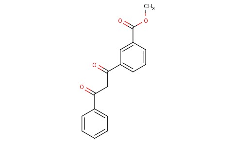 Benzoic acid, 3-(1,3-dioxo-3-phenylpropyl)-, methyl ester